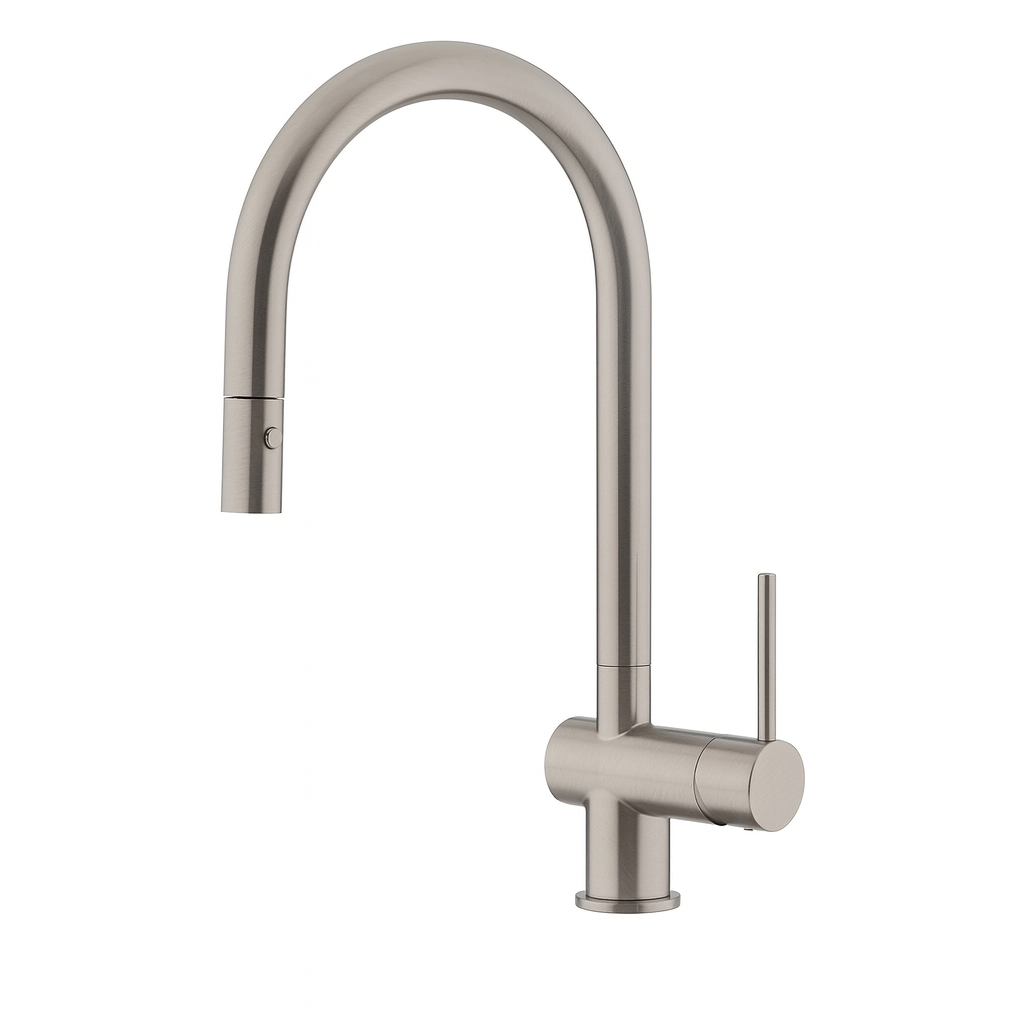 Emmevi Hvaler - kjøkkenbatteri med uttrekk og dusjfunksjon