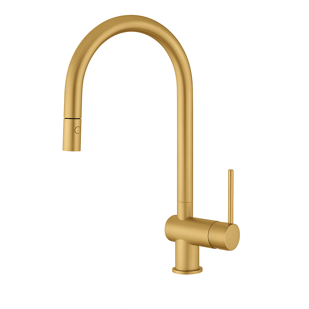 Emmevi Hvaler - kjøkkenbatteri med uttrekk og dusjfunksjon