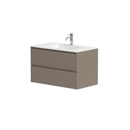 Måne servant benkeskap med 2 skuffer