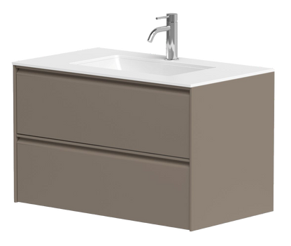 Måne servant benkeskap med 2 skuffer