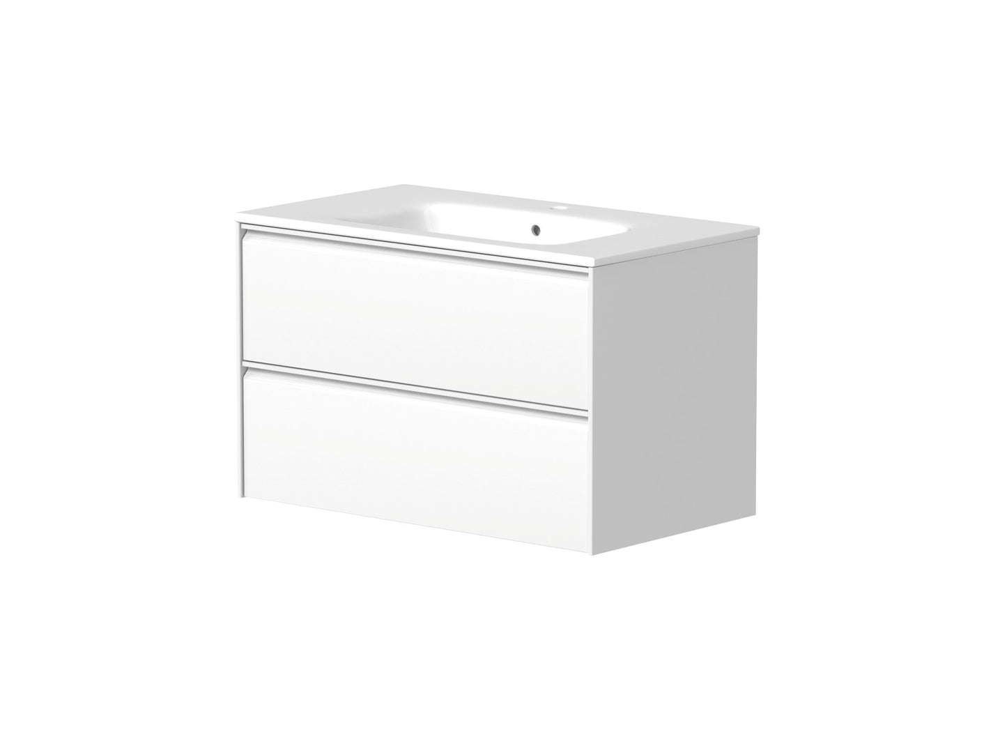 Måne servant benkeskap med 2 skuffer