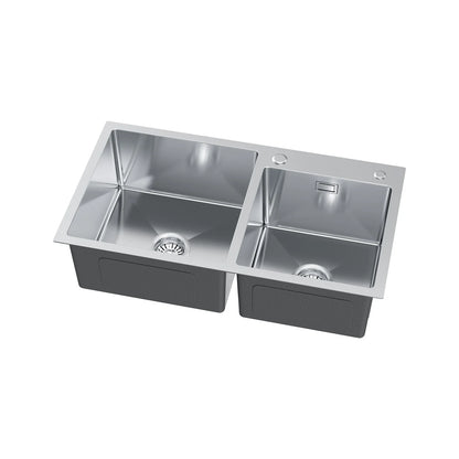 Buge Duo 78 Dobbel stålvask