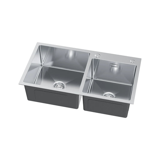 Buge Duo 78 Dobbel stålvask