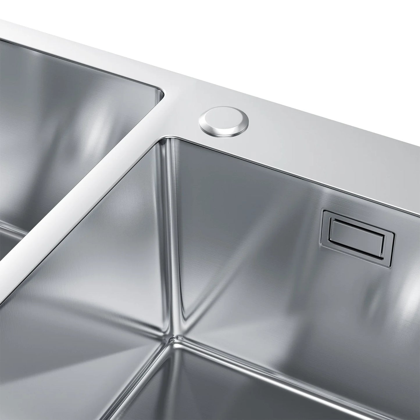 Buge Duo 78 Dobbel stålvask