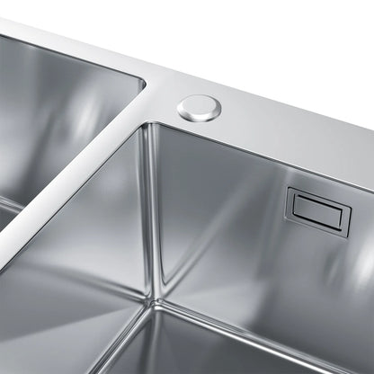 Buge Duo 78 Dobbel stålvask